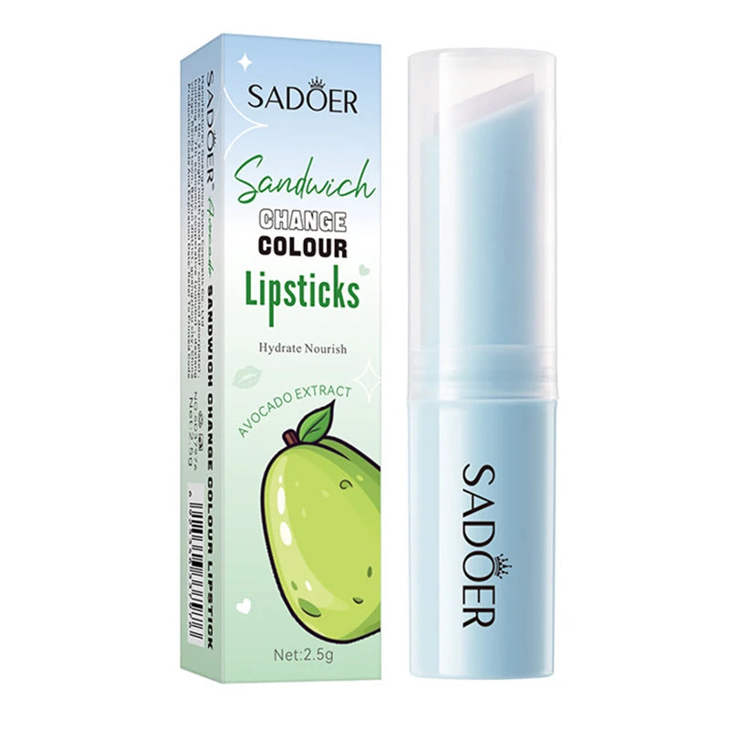 Honey Peach Sandwich Warm Changing Water Lipstick Moisturizing Warm Changing Lipstick 2.5g