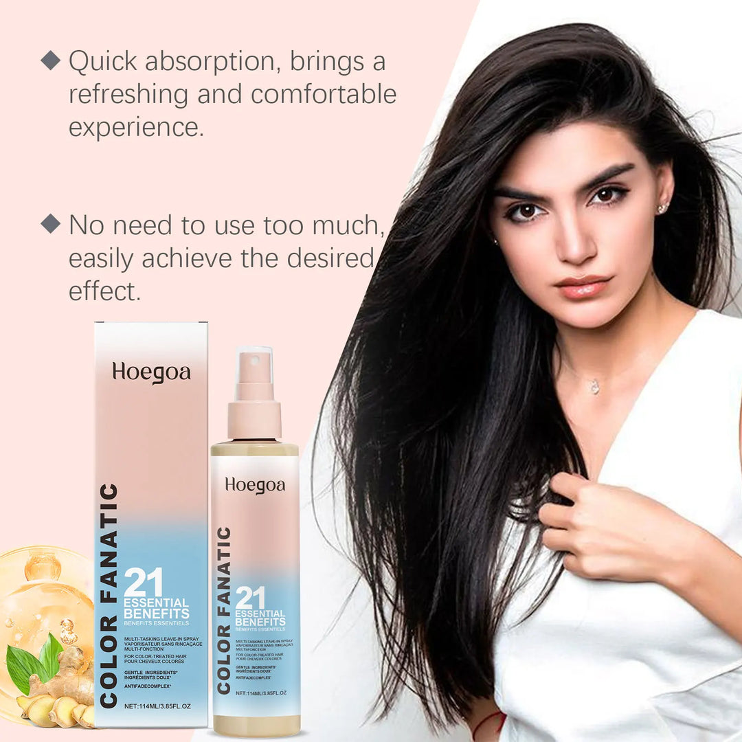 Heat Protectant Spray Protection For Color Treated Hair Thermal Protection Anti Frizz Detangling Leave In Conditioner Hair Care