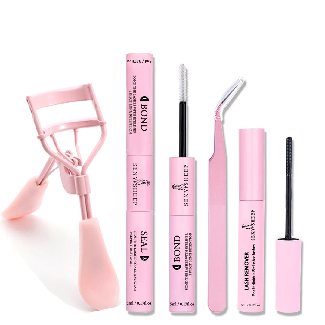 Lash Bond and Seal 10ml Individual Lashes Glue and Seal Super Strong Hold Lash Extension and Lash Glue Remover 5ml Kit