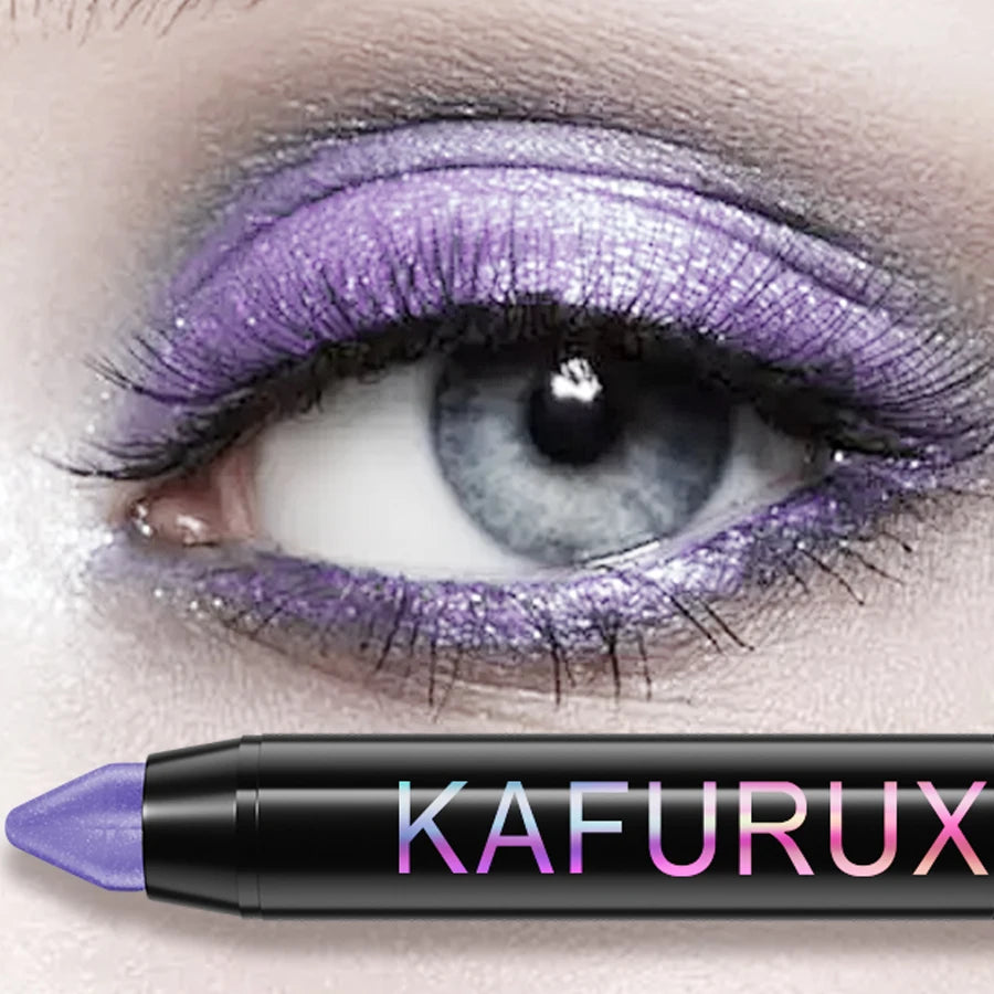 25 Colors Glitter Eyeshadow Eyeliner Pencil Waterproof Pearlescent Matte Nude Eye Shadow Korean Makeup Gift Highlighter Pen Tool