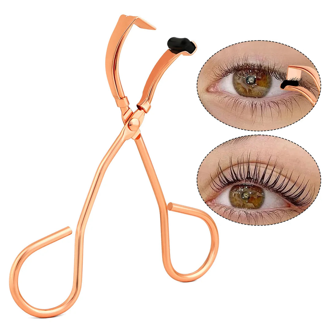 1PC portable eyelash curler, stainless steel wide-angle eyelash curler, used for eyelash curling and extension