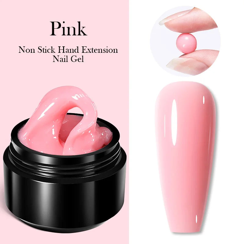BORN PRETTY 15ml Non Stick Hand Extension Gel Nail Polish Carving Flower Nail Art Shaping Solid Acrylic Nail Gel Varnish