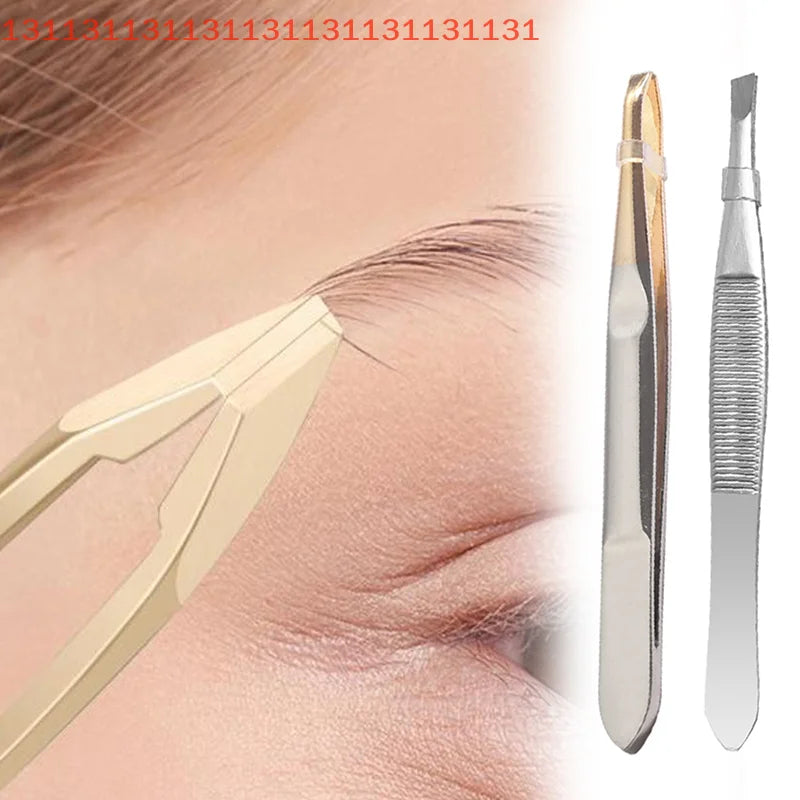 Removal Hair Removal Tweezers Makeup Tools Eyebrow Tweezer Hair Beauty Fine Hairs Puller Stainless Steel Eye Brow Clips