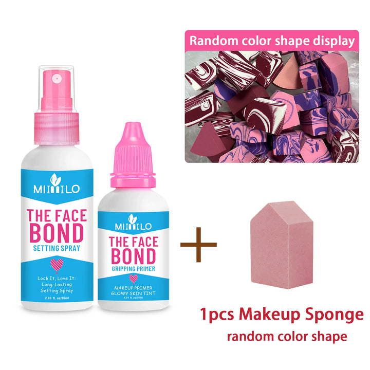 Long Lasting Primer Setting Spray Duo Non Greasy Deep Hydration Smudge Proof Makeup Base Holds Like Glue