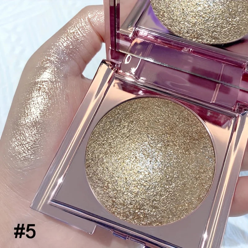 Compact - Waterproof, Full Coverage for All Skin Tones, Long-Lasting Shimmer & Dazzling Glitter Finish Christmas Makeup