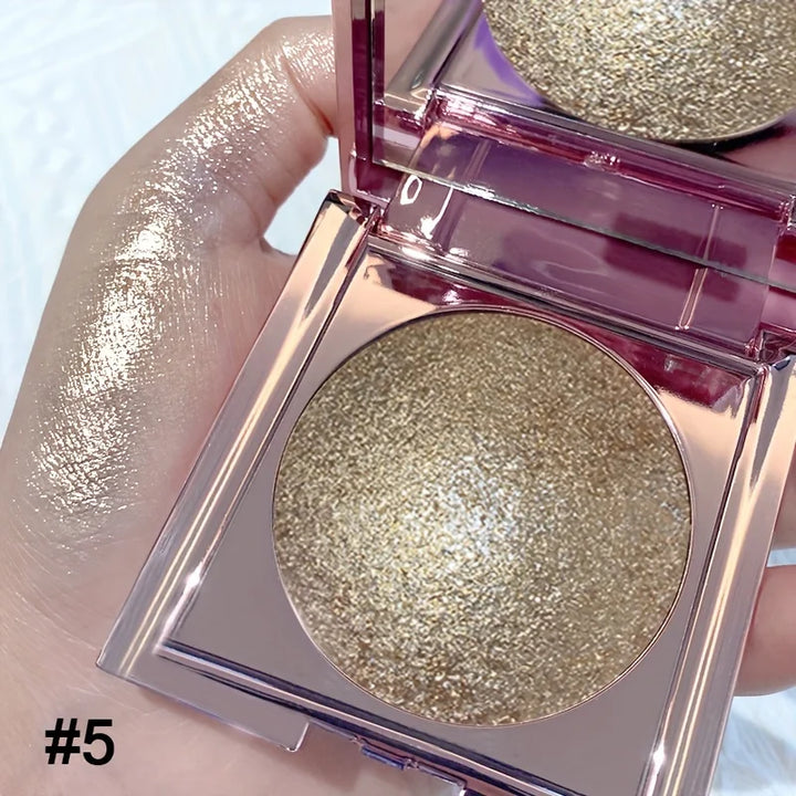 Compact - Waterproof, Full Coverage for All Skin Tones, Long-Lasting Shimmer & Dazzling Glitter Finish Christmas Makeup