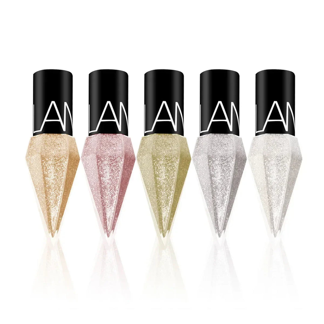 Shiny Eye Liners Pigment Silver Rose Gold Color Liquid Glitter eyeshadow Professional Eyeliner Beauty Cosmetics Makeup for Women