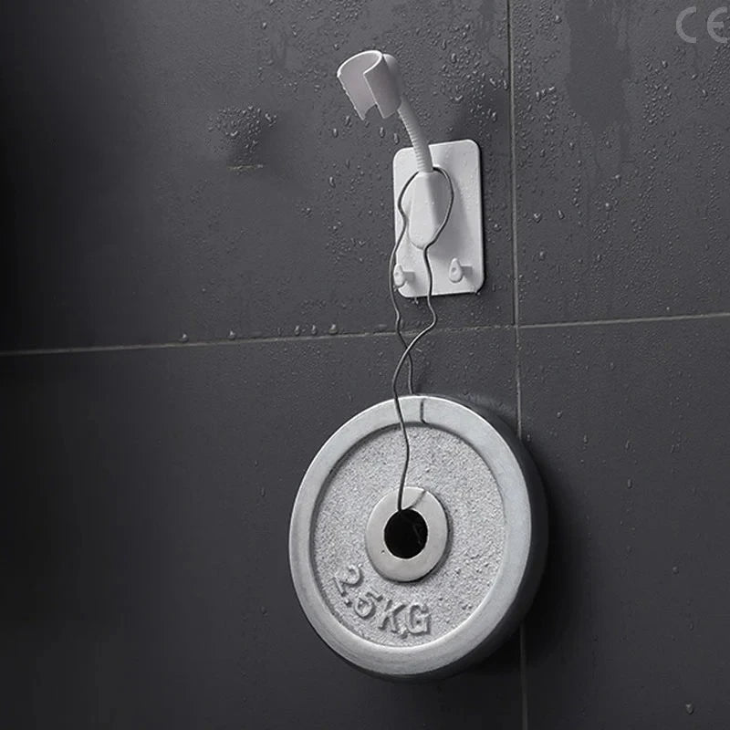 A Shower Bracket Without Punching Adjustable Head Hanging Seat Children's Rain Lotus Canopy Fixed Wall Portable Household Gift