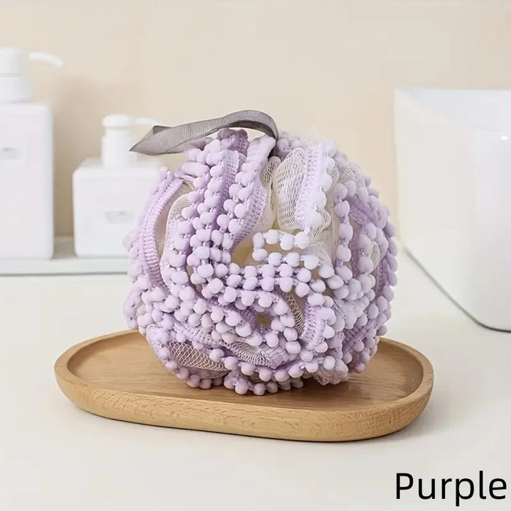 Soft Bath Sponge Ball Scrub Dady Sponge Mesh Bath Sponge Bath Bubble Balls Body Cleanser Exfoliating Sponge Shower Washcloth