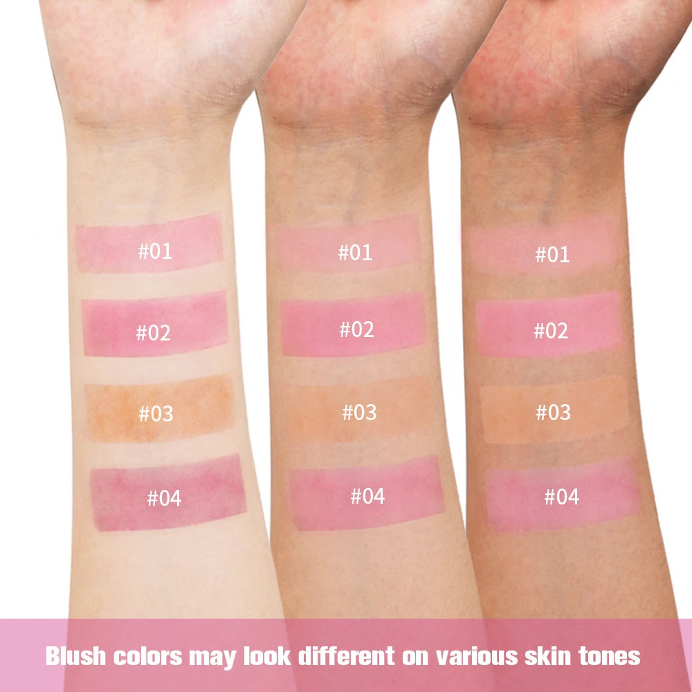 Original Cooling Water Jelly Blush Stick Blush Tinted Cosmetics Tint Stick Watercolor Multi-Use Matte Blush Makeup For Women