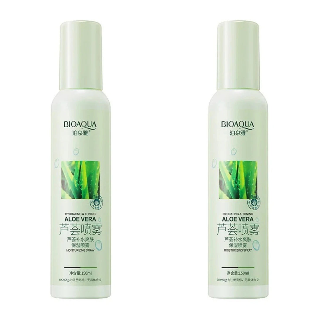 Vera Aloe Hyaluronic Acid Moisturizing Spray Makeup Water Face Toner Refreshing Oil Control Hydrating Serum Tonic 150ml