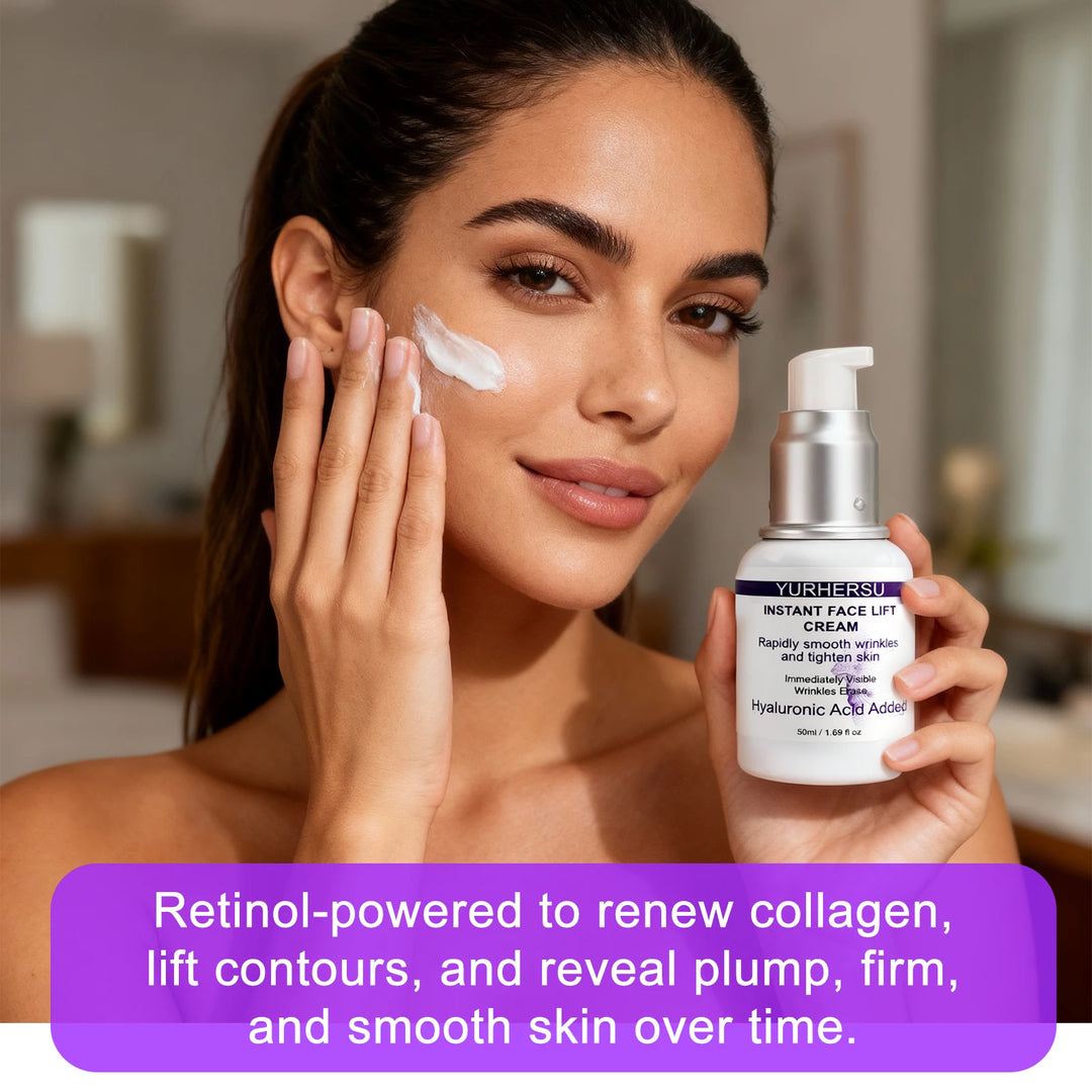 Retinol Tightening Cream for Face and Neck, Anti Sagging and Wrinkle Filling Day Night