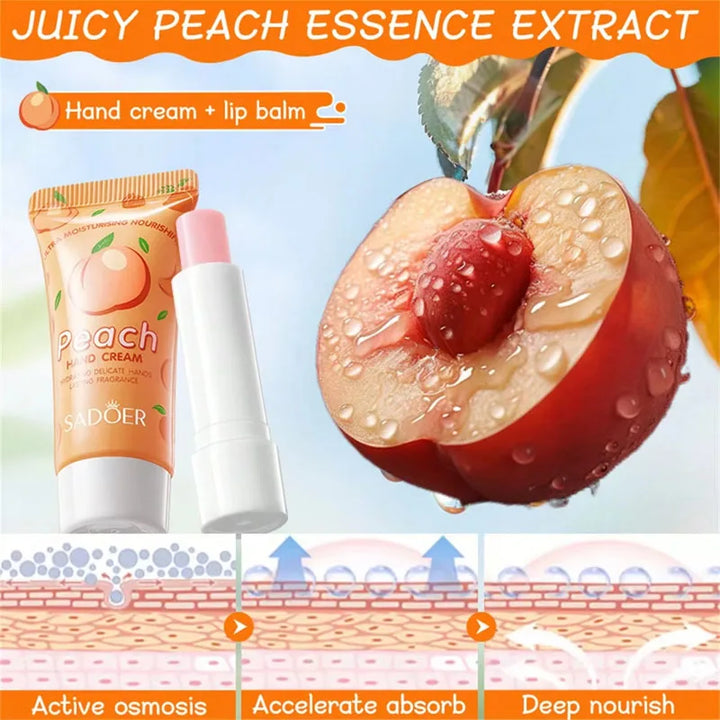 Avocado Nourishing Hand Cream Lip Balm Set Moisturizing Care Deeply nourishing Anti- cracking Anti-peel Skin Care