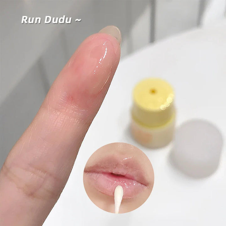Gege Bear Small Honey Pot Vitamin Lip Mask Autumn and Winter Moisturizing Anti-drying Lip Balm