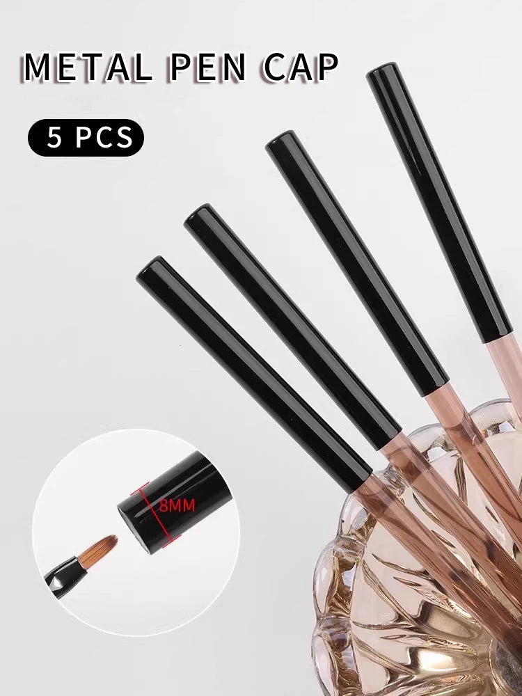 Nail Brushes - Art Acrylic Gel Kolinsky Brush Manicure Supplies Tools Accessories Products Stuff Nail Tech Brushes Things