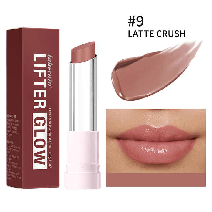 Lifter Glaze Oil Lip Balm with Hyaluronic Acid and Hydrating Oil Blend Lip Balm with 24HRs of Smooth Moisturizing Pink