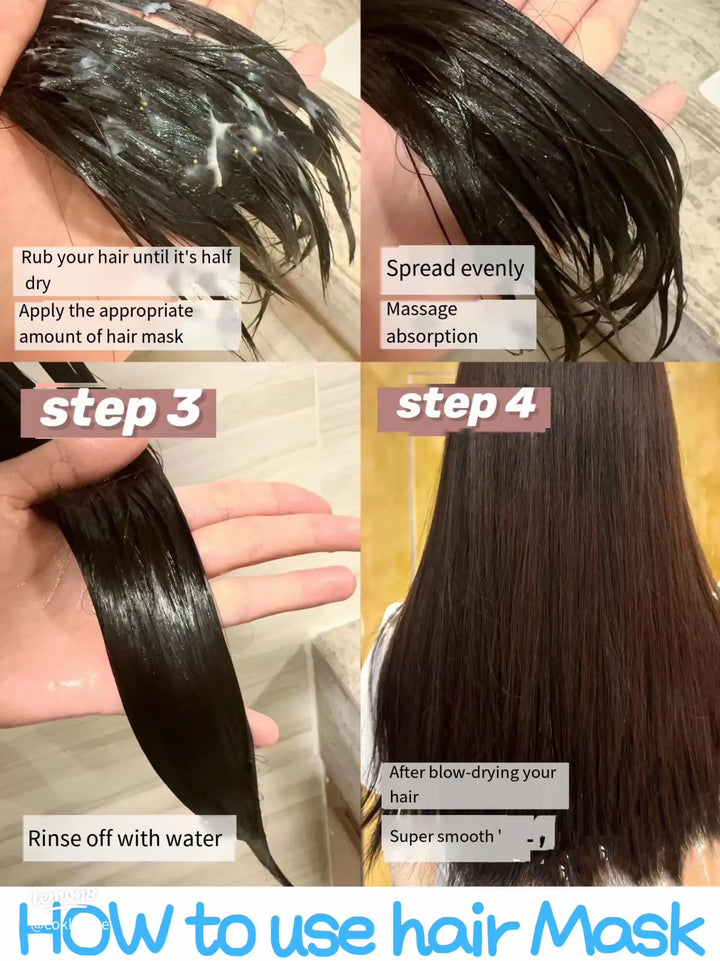 500G Magical Keratin Hair Mask 5 Seconds Repair Damaged Frizzy Hair Soft Smooth Shiny Nutrition Deep Moisturize Nourishing Hair