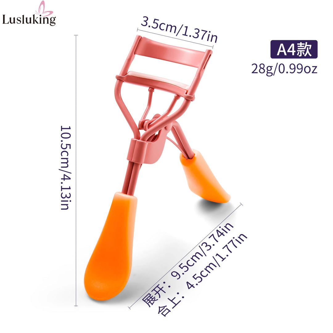 1pc Eyelash Curler With Soft Silicone Pad Women Eyelashes Curling Clip Long Lasting Lift Lashes Makeup Accessories Cosmetic Tool