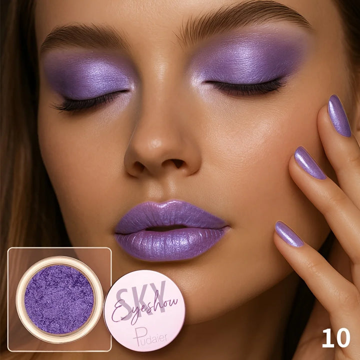 Glitter Sparkle Eyeshadow-Shiny and high-gloss eyeshadow, easy to apply, with high color rendering, Festival parties