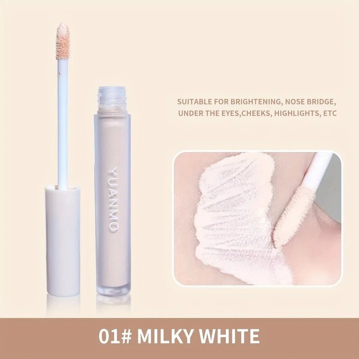 YUANMO 2-Color Contour & Highlight Liquid Set - Gray Shadow Contouring & Brightening Liquid, Long-Lasting Blendable Face Makeup