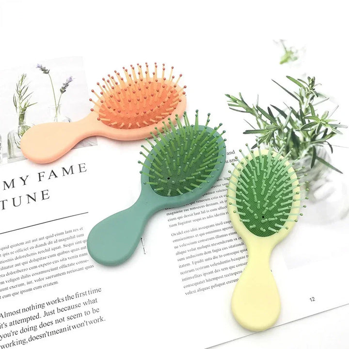 Mini Kids Hairdressing Comb Scalp MassageHair Brush Baby Wet Curly Detangle Hair Brush for Hair Care Brushes & Combs