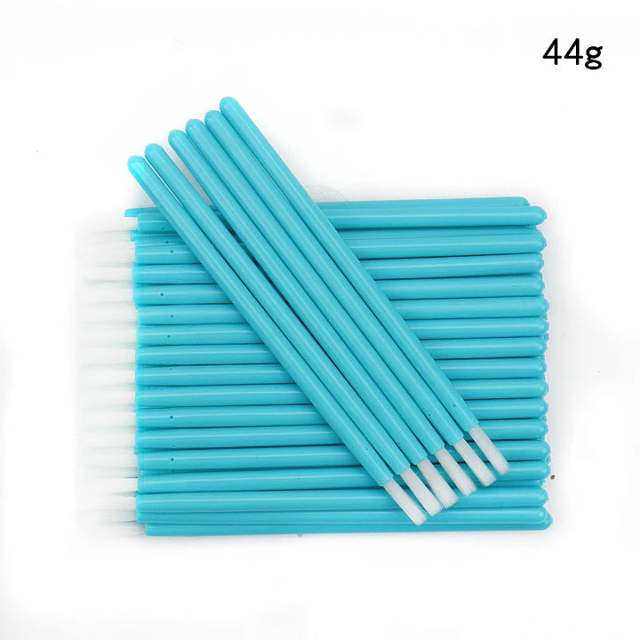 50pcs Disposable Nylon Lip Glossy Brush Lipstick Gloss Wands Applicator Eyeshadow Eyebrow Makeup Brushes Cosmetic Beauty Tools