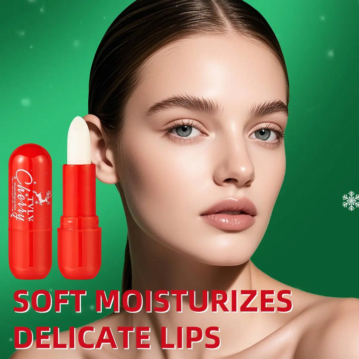 Christmas Moisturizing Skincare Set - Hydrating Hand Cream & Nourishing Lip Balm, Ideal Holiday Gift for Women with Dry Skin