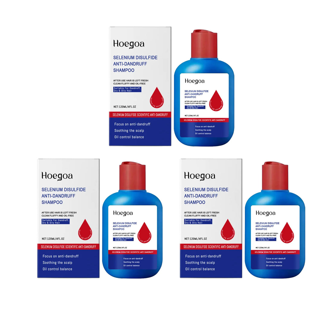 Selenium Sulfide Shampoo Deep Cleansing Remove Dandruff Reduce Scalp Itchy Balance Oil Strengthen Hair Roots Fluffy Hair Shampoo