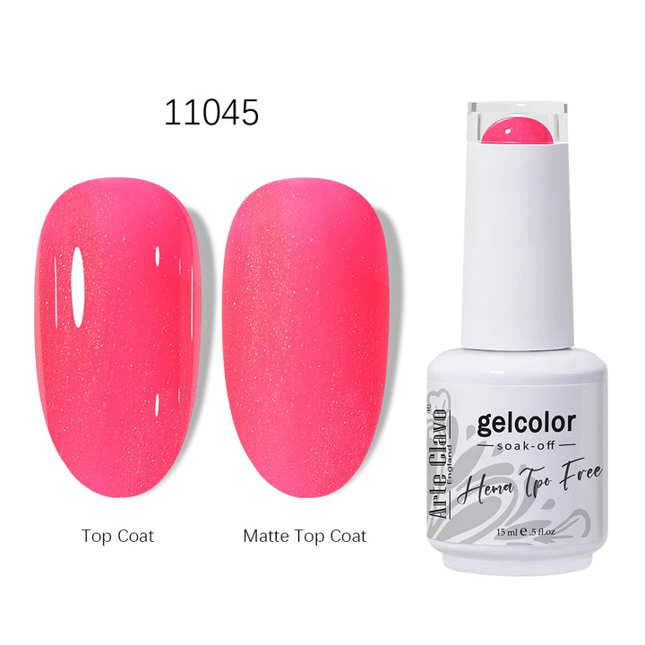 Arte Clavo 15ml HEMA TPO FREE Gel Nail Polish Pink Hybrid Nail Manicure Semi-permanent Enamels Varnish For UV LED Nails Supplies
