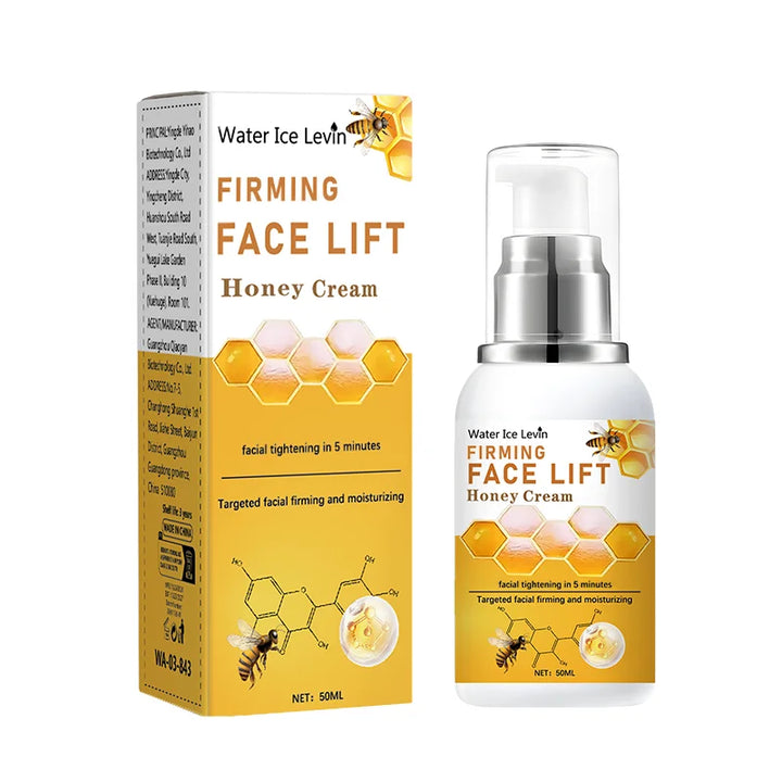 Honey Instant Face Lift & Firm Skin Cream Sustainable Face Lifting Reduces Fine Lines Gentle Moisturizing Care Cream