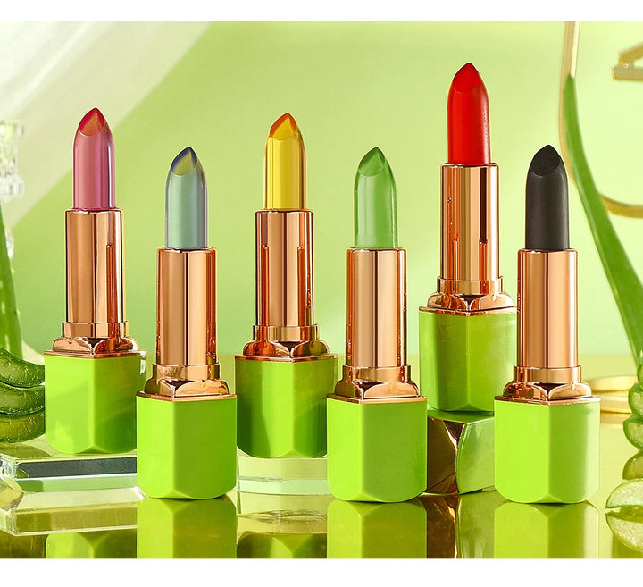 Aloe Vera Lipstick Color Changing – Hydrating PH Lip Balm Stick, Smudge-Resistant Long Wear, Moisturizing Natural Tint Lip Care