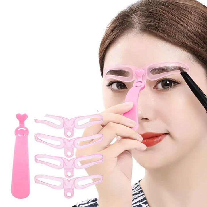 4/8PCS Eyebrow Stencil Eyebrow Shaper Make Up Tools Stencil Eye for Arrows Eyelashes Accessories Eyebrows Shape Makeup Stencil