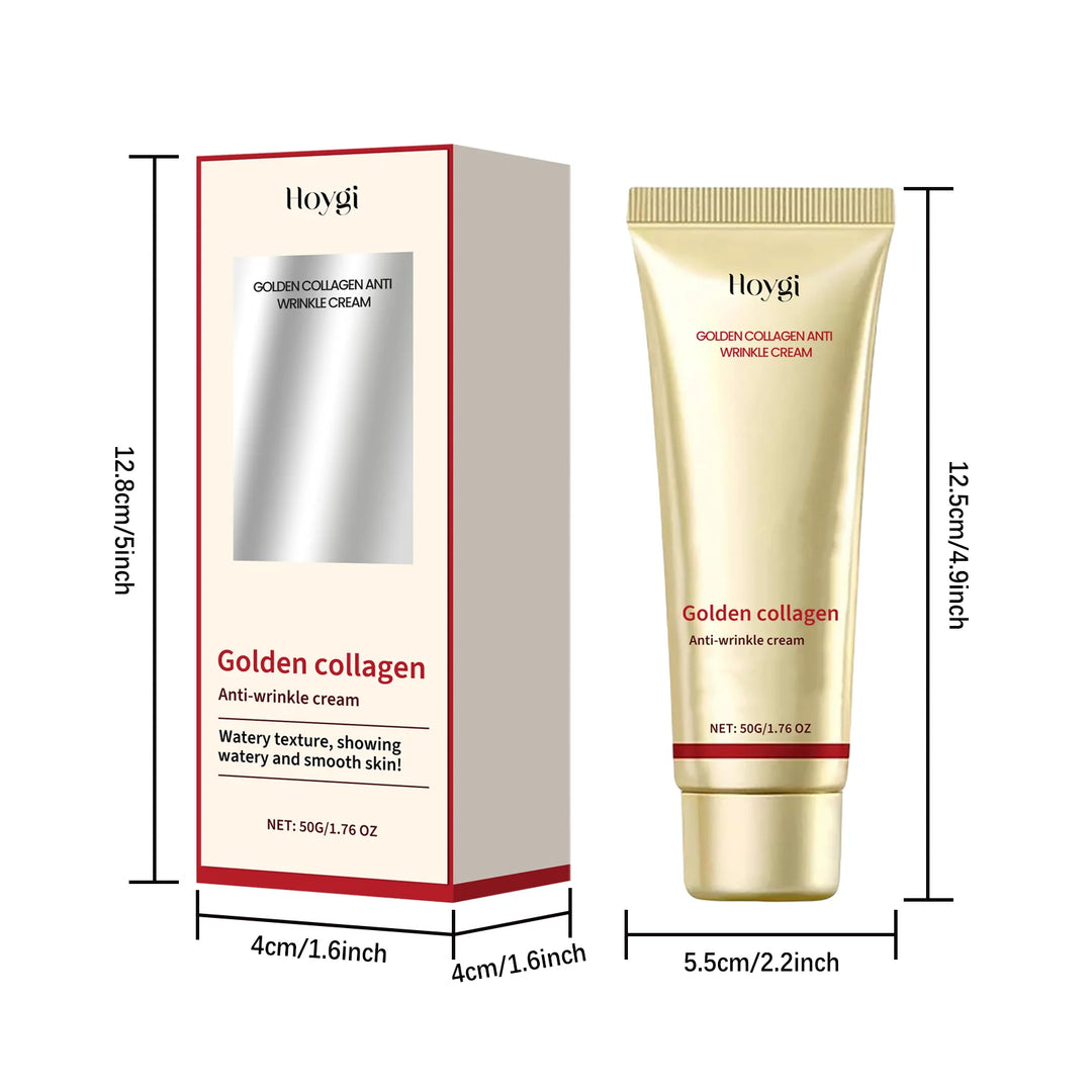 24k Gold Collagen Face Cream Lifting Firming Anti Wrinkle Fade Fine Lines Brightening Smooth Pores Hydrating Moisturizing Cream