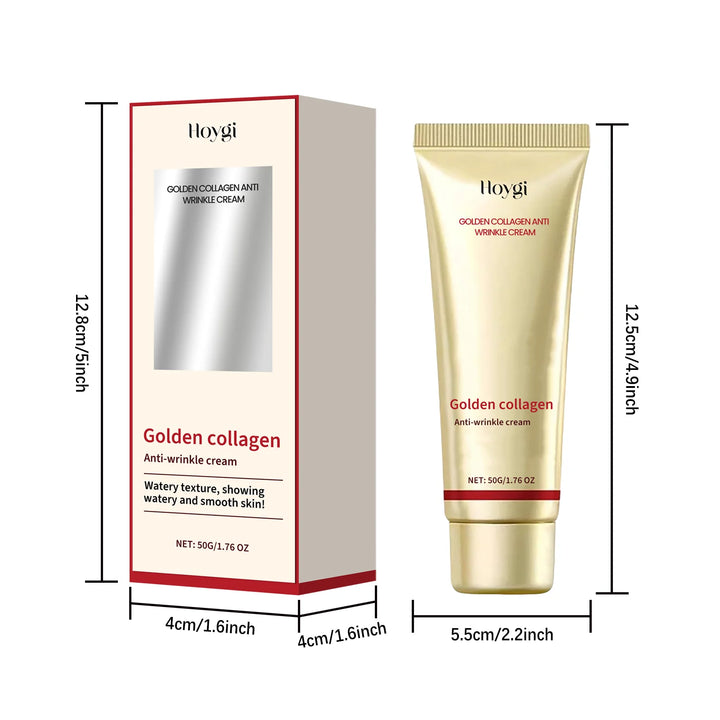 24k Gold Collagen Face Cream Lifting Firming Anti Wrinkle Fade Fine Lines Brightening Smooth Pores Hydrating Moisturizing Cream