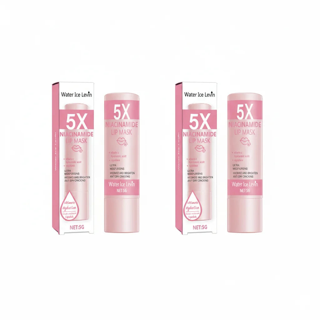 5X Niacinamide Lip Balm with Vitamin C & Hyaluronic Acid Ultra Moisturizing Hydrating Brightening Anti-Dry Crack Lip Care 5g