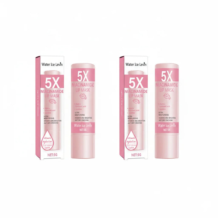 5X Niacinamide Lip Balm with Vitamin C & Hyaluronic Acid Ultra Moisturizing Hydrating Brightening Anti-Dry Crack Lip Care 5g