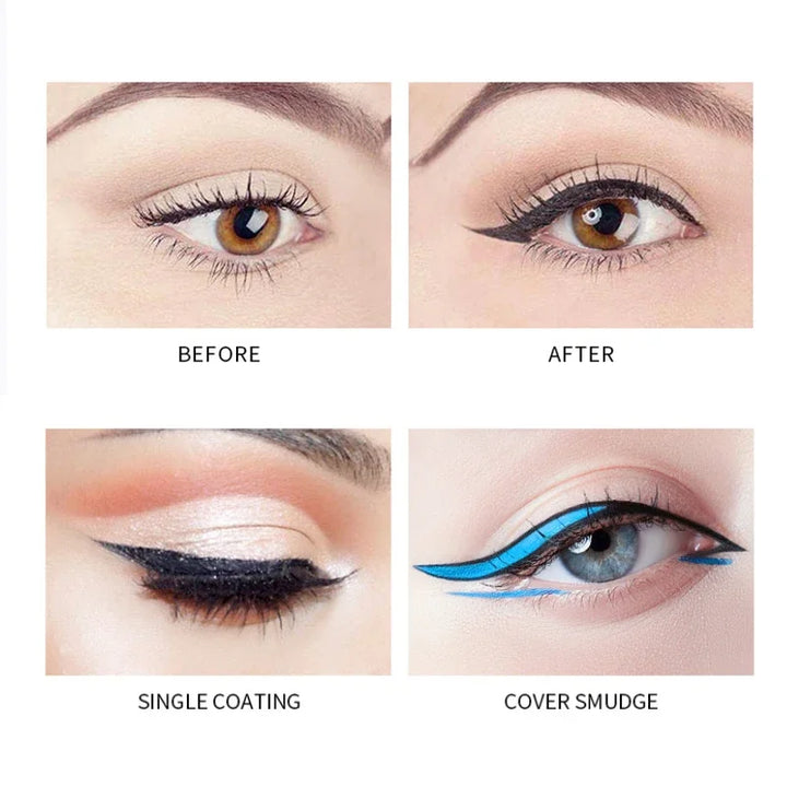 36H Black Quick-drying Eyeliner Waterproof Liquid Eye Liner Pen Long Lasting Smooth Pencil Not Blooming Eyes Makeup Cosmetics