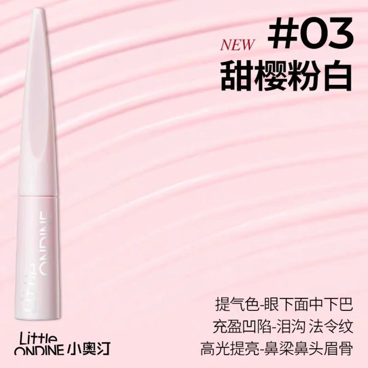Little Ondine Liquid Contouring Concealer High Gloss Stick Refinish Brightening Matte Shadow 3D Nose Tear Groove Lying Silkworm