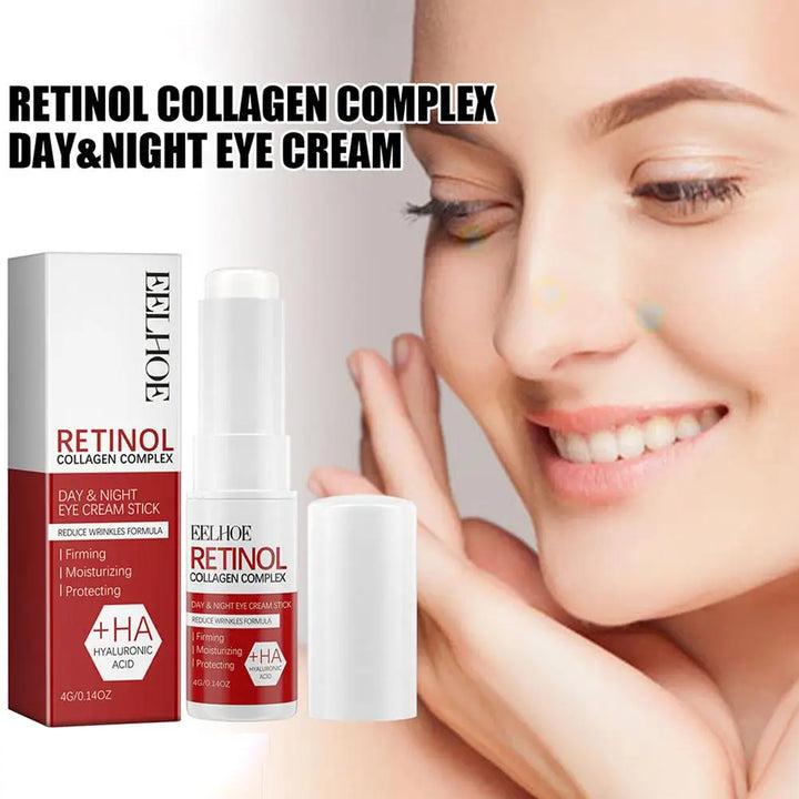 Retinol Eye Cream Stick Anti Aging Fade Dark Circles Under the Eyes Remove Eye Bags Moisturizing Firming Skin Eyes Care