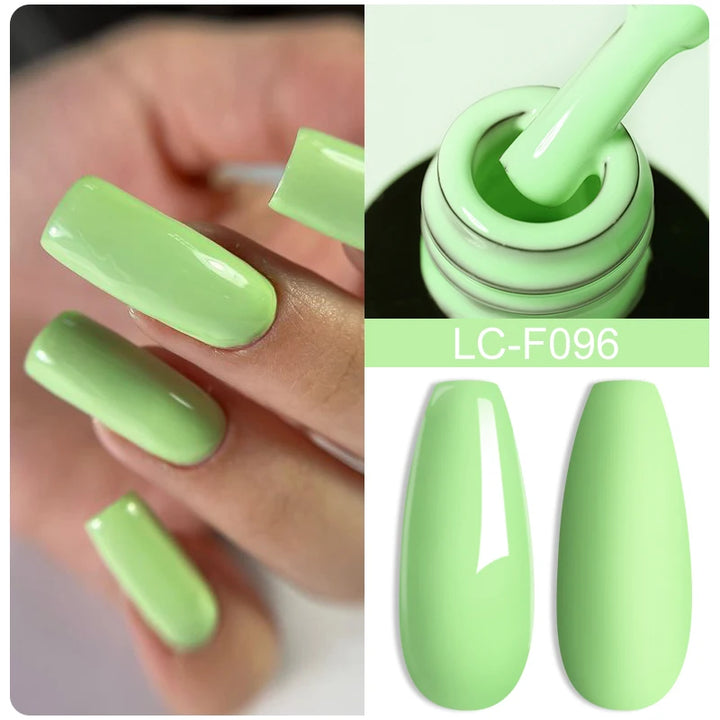 LILYCUTE 7ML Pink Glitter Nail Gel Polish Nude Natural Long Lasting Manicure Soak Off UV LED Nail Art Base Top Coat Gel Varnish