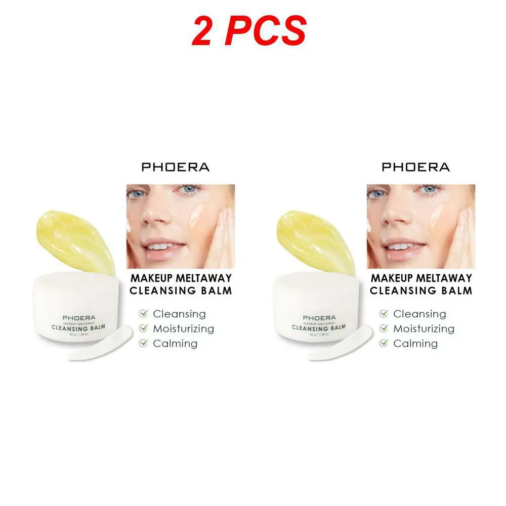 1/2/3 PCS Sweet Orange Oil Makeup Remover Cleansing Balm Gentle Moisturizing Deep Makeup Remover Refreshing Non-Tightening