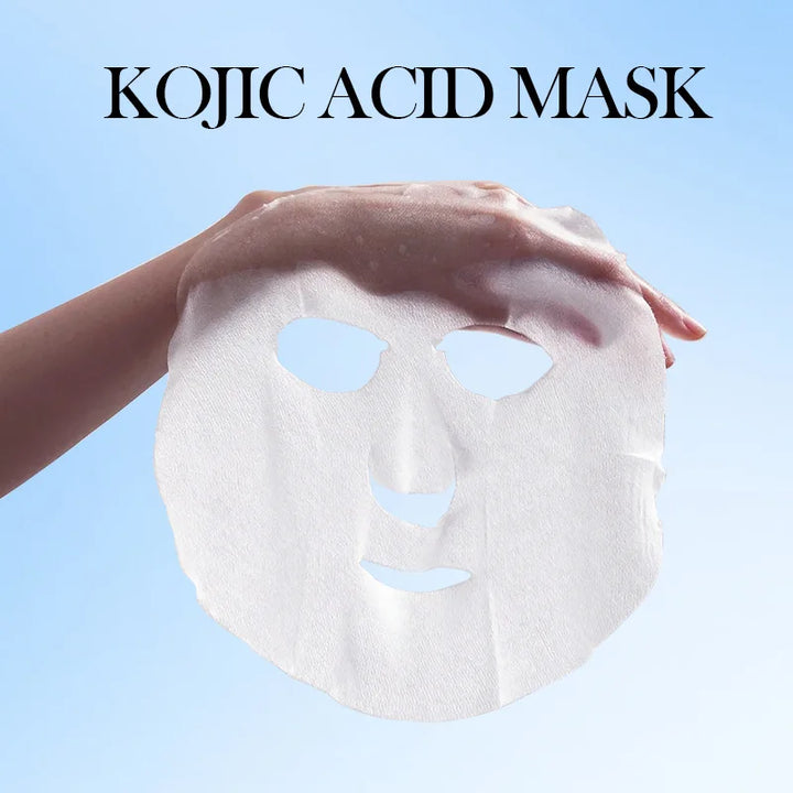 5pcs SADOER Kojic Acid Face Mask Moisturizing Brightening Hydrating Facial Masks Face Sheet Masks Beauty Face Skin Care Products