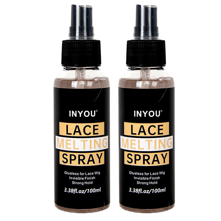 Lace Melting Spray And Holding Spray, Wig Melting Spray Strong Natural Forming Hold with Fast Drying/No Residue