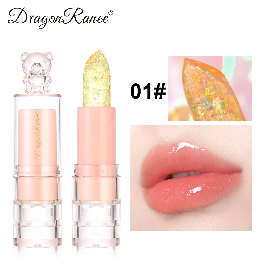 Lipstick That Is Moisturizing, Non-Sticky, Long-Lasting, Hydrating, and Color-Changing with a Fine Shimmer, Waterproof, and Non-Transferable