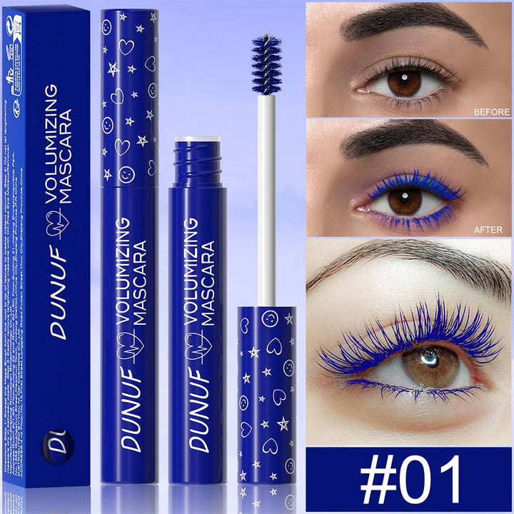 Colorful Curling Mascara Waterproof Fast Drying Eyelashes Extension Multicolor Lashes Makeup Lasting Waterproof White Mascara