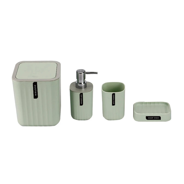 Bathroom Accessories Sets, Toothbrush Holder, Lotion/Soap Dispenser, Cup, Soap Dish, Classic Contemporary Modern Decorative