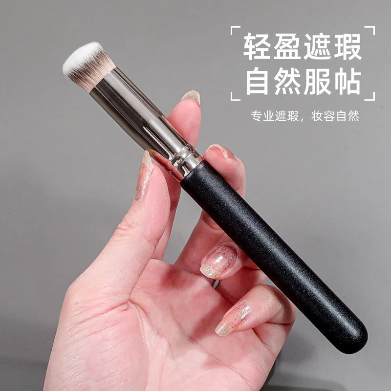 Makeup Brushes Foundation Concealer Angled Seamless Cover Synthetic Dark Circle Liquid Cream Cosmetics Contour Brush Beauty Tool