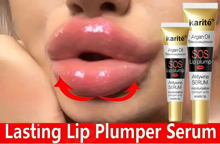 Moroccan Argan Oil Lip Plumping Essence - Moisturizing and Nourishing Lip Balm, Suitable for All Skin Types, Natural Makeup