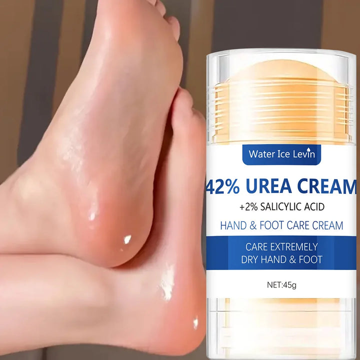 45 g Ultra-Moisturizing 42% Urea Foot Cream Aloe Vera for Softening Dry Chapped Feet - Gentle Exfoliating Daily Foot Lotion
