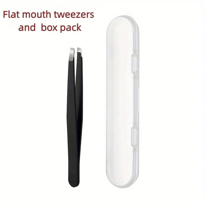1/4pcs Stainless Steel Eyebrow Tweezers for Eyebrow Shaping, Blackhead Removal,Professional Grooming Tool for Women